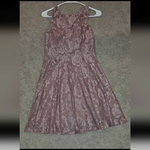 Speechless Lace Midi Dress - Mauve